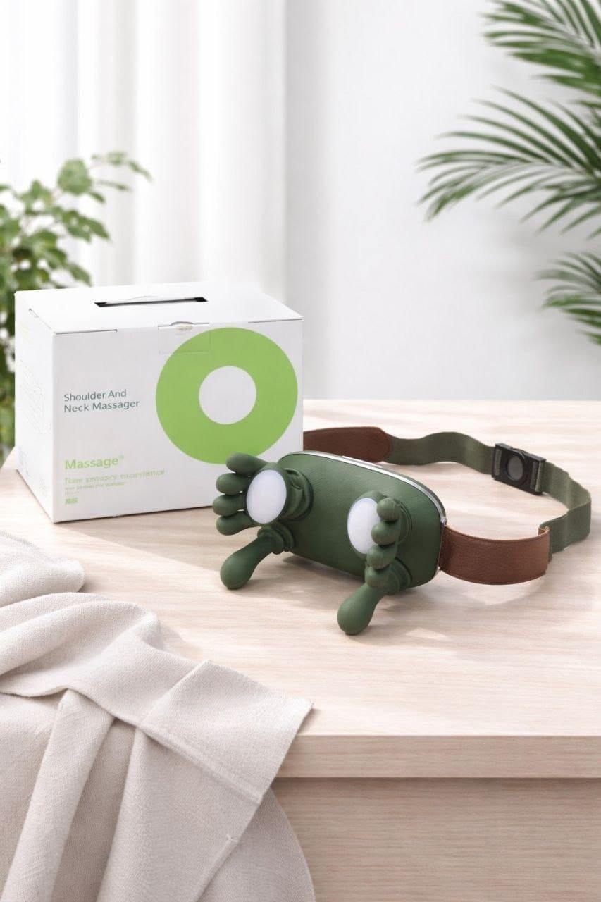 Shoulder and Neck Massager, Bionic Heated Massager, Neck Massager with Fingers, 4D Kneading Massage, Simulates a Real Palm Massage for Comfort, Relax Muscle Tension